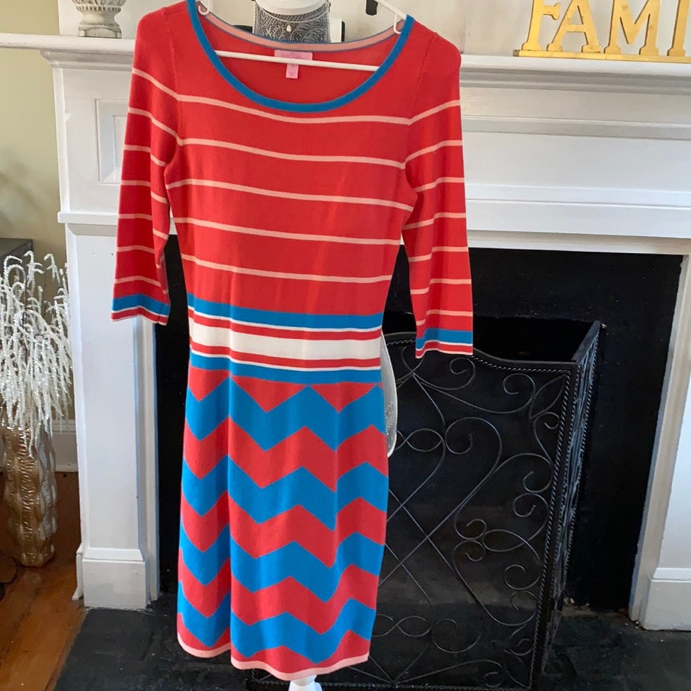 Lilly Pulitzer sweater dress. Worn twice.